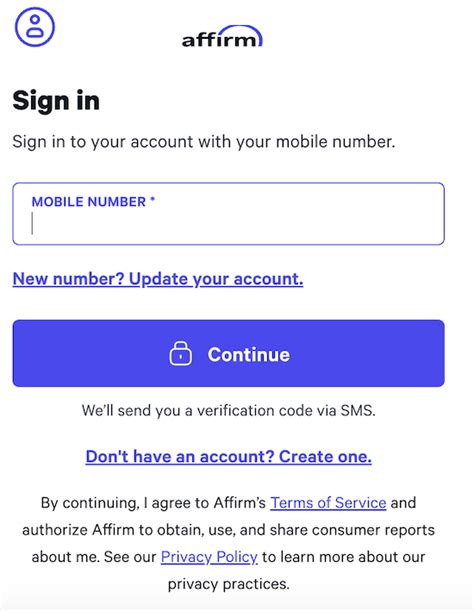 affirm login customer service number